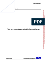 SNI 0004-2008 Tata Cara Commissioning Instalasi Pengolahan Air