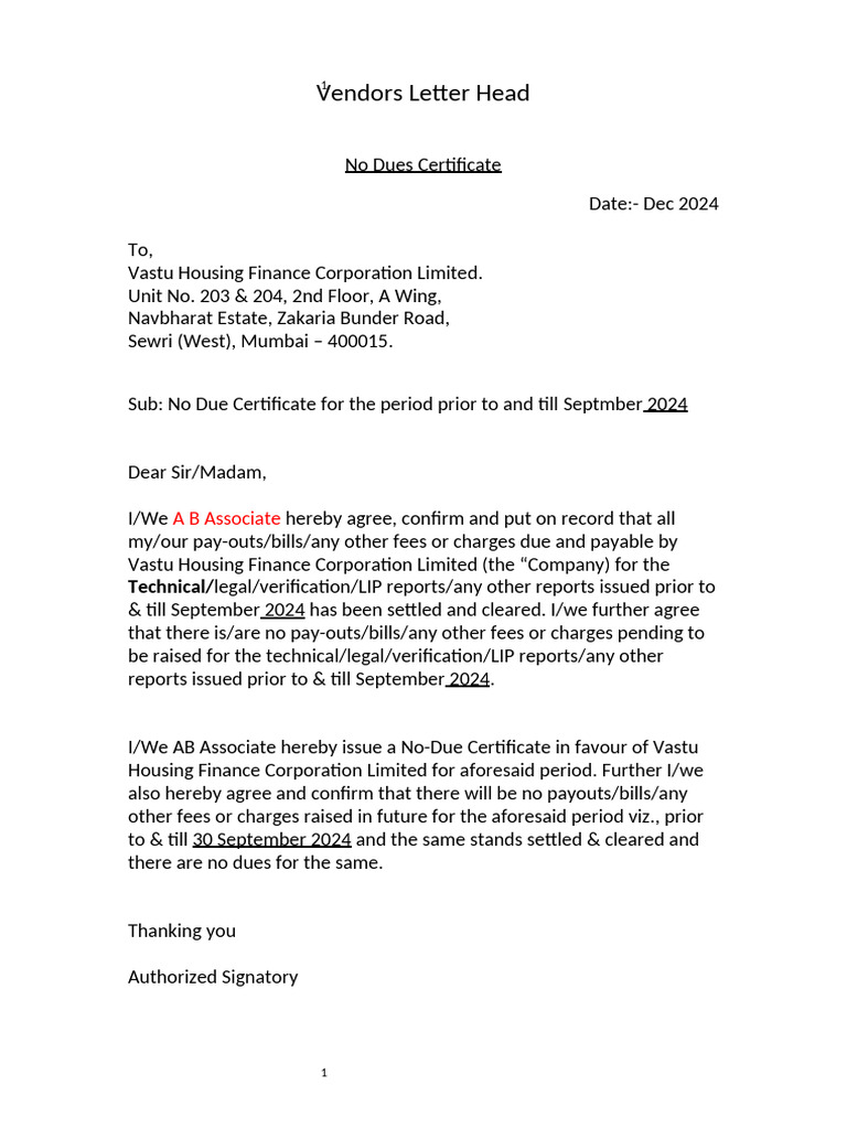 no-dues-certificate-format-pdf