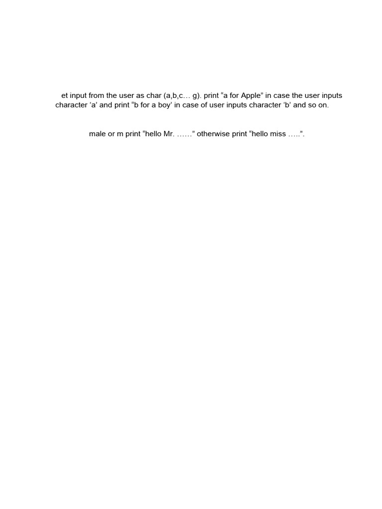 CPF Lab04 If-Switch and Flowchart | PDF