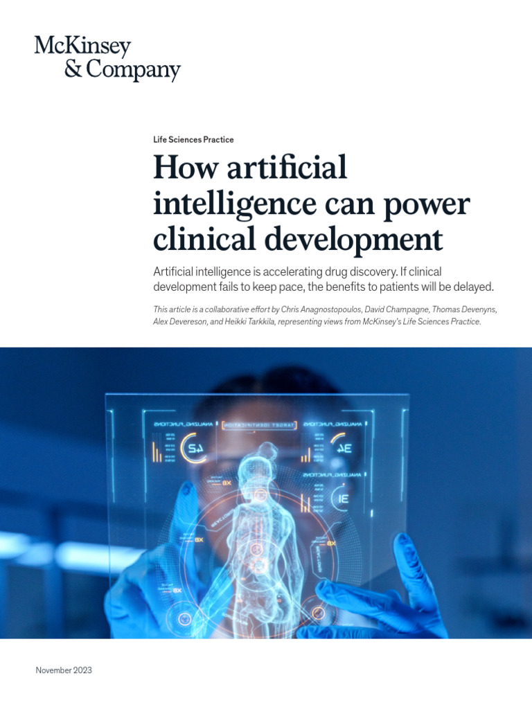 AI's Role in Modern Clinical Development | PDF | Intelligence (AI ...