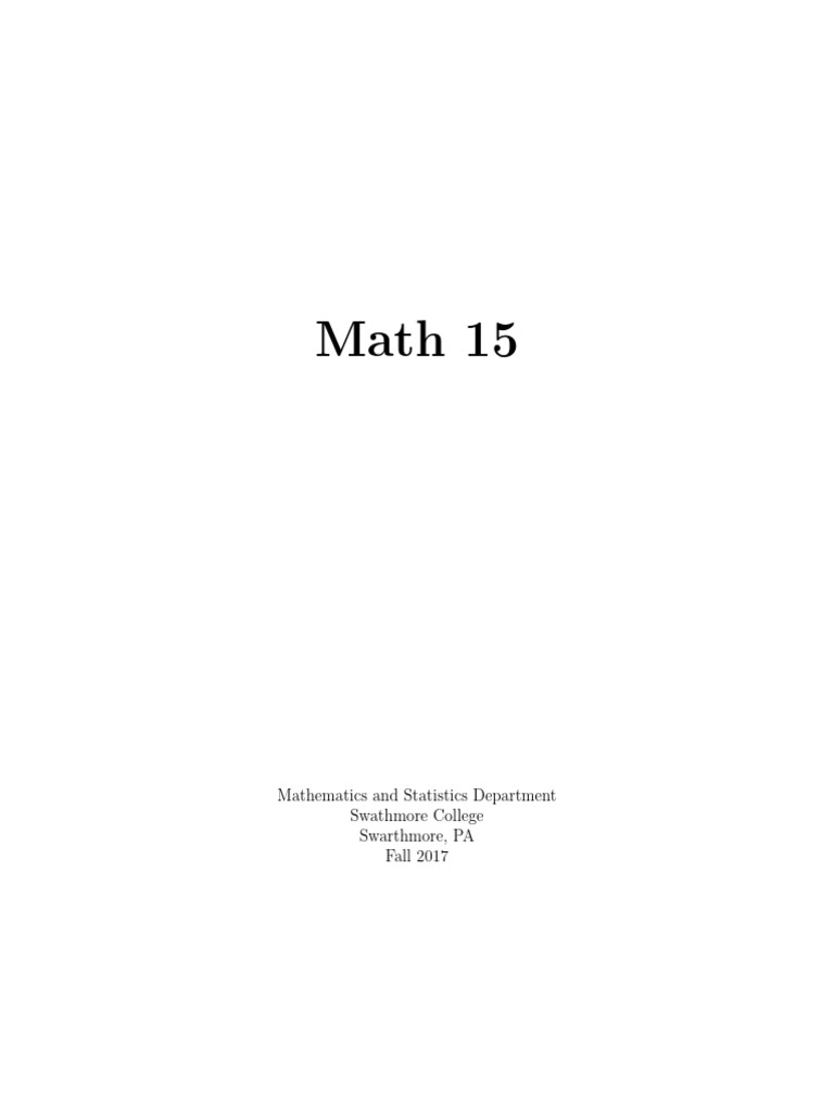 15 Problems | PDF | Derivative | Slope