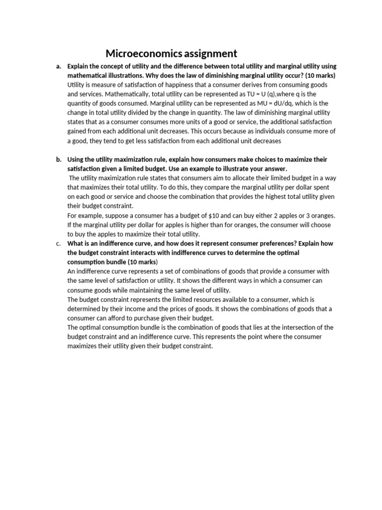 Maximizing Utility On A Budget Pdf Utility Marketing