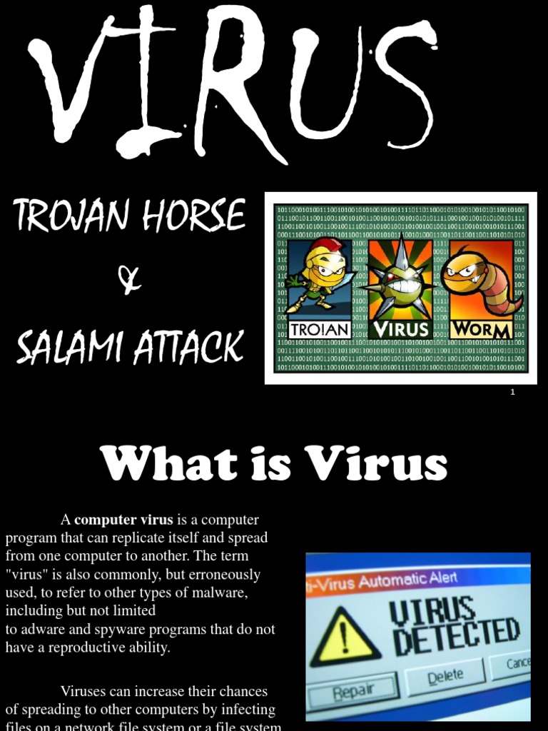 SO2 Virus (Trojan Horse & SALami Attack) PDF Computer Virus Malware