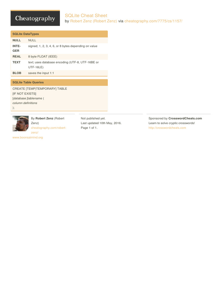 Robert zenz sqlite pdf