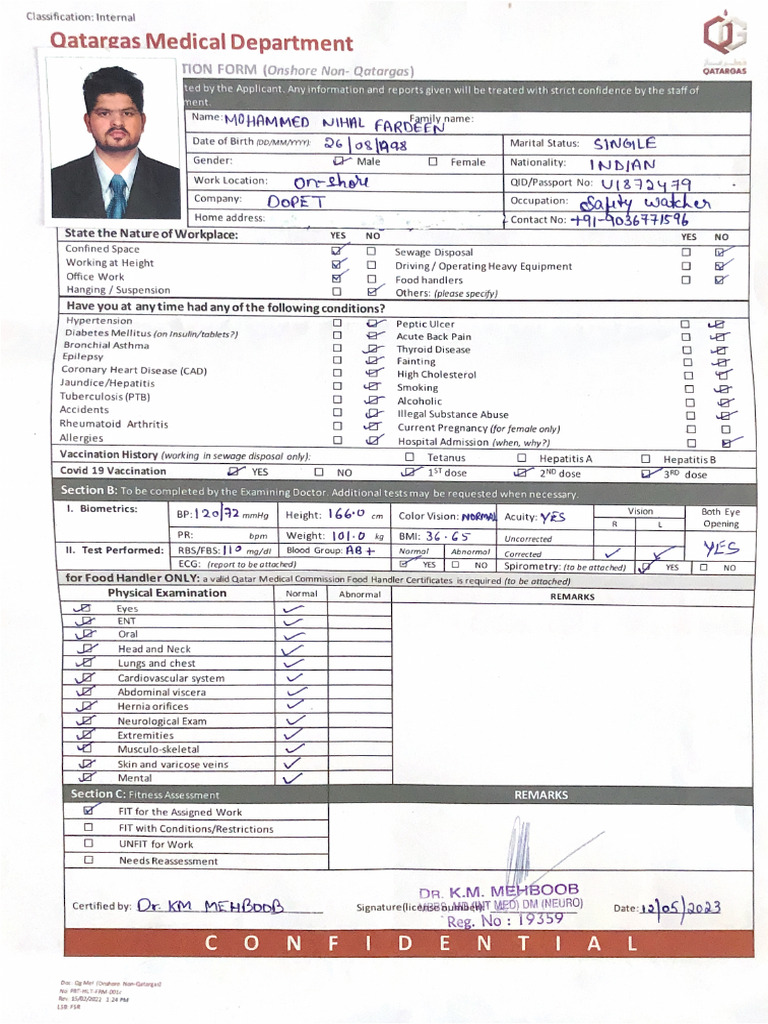 Medical Test | PDF