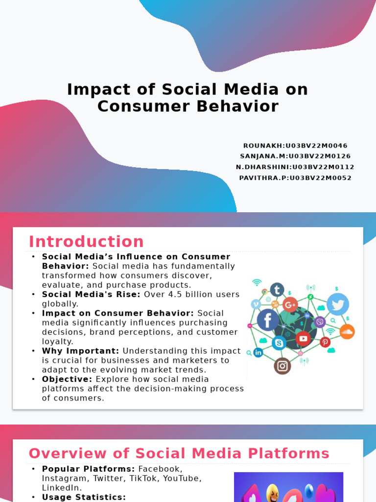 Social Media's Impact on Consumer Behavior PDF Popular Culture