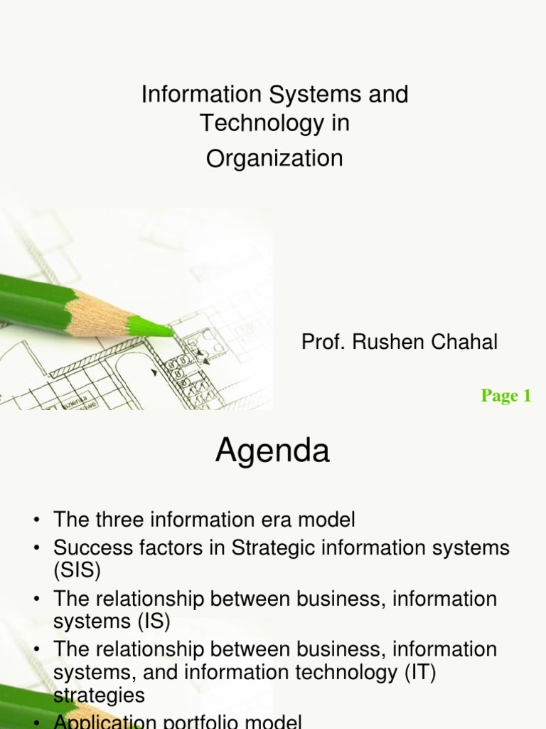 Strategic Information Systems Overview | PDF | Strategic Management ...