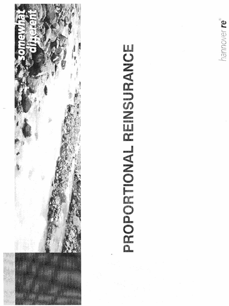 01 Reinsurance Overview and Retention | PDF | Reinsurance | Insurance