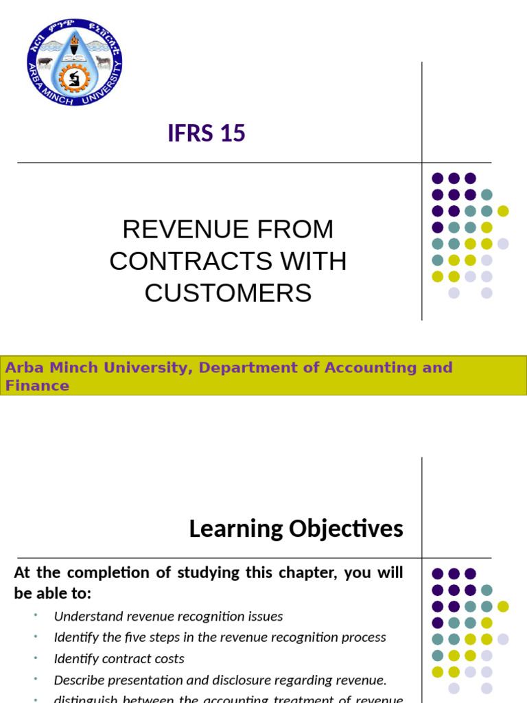 Ifrs 15 revenue recognition pdf international financial reporting