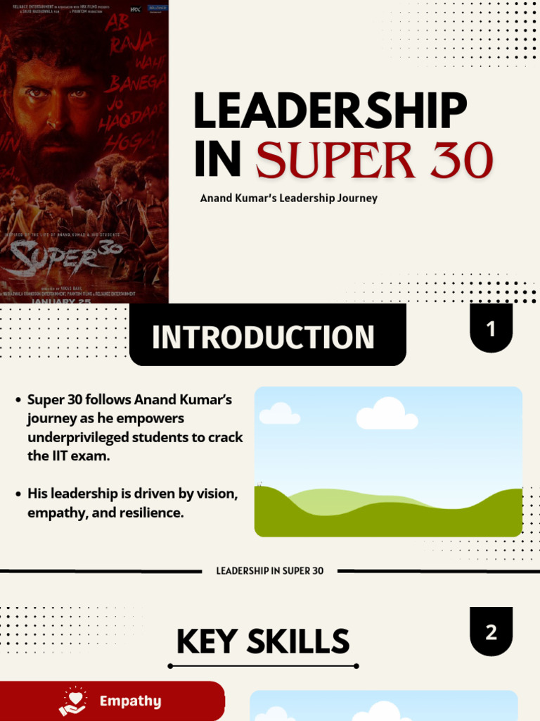 Anand Kumar S Leadership In Super 30 Pdf