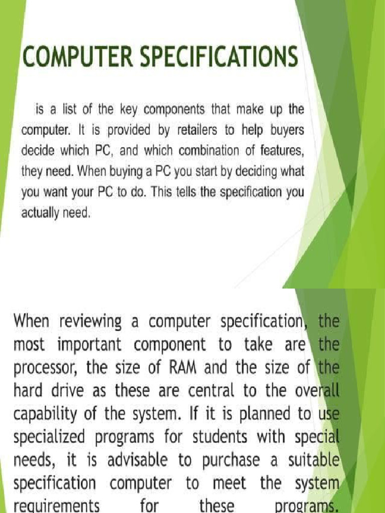 How to Check PC Specifications | PDF