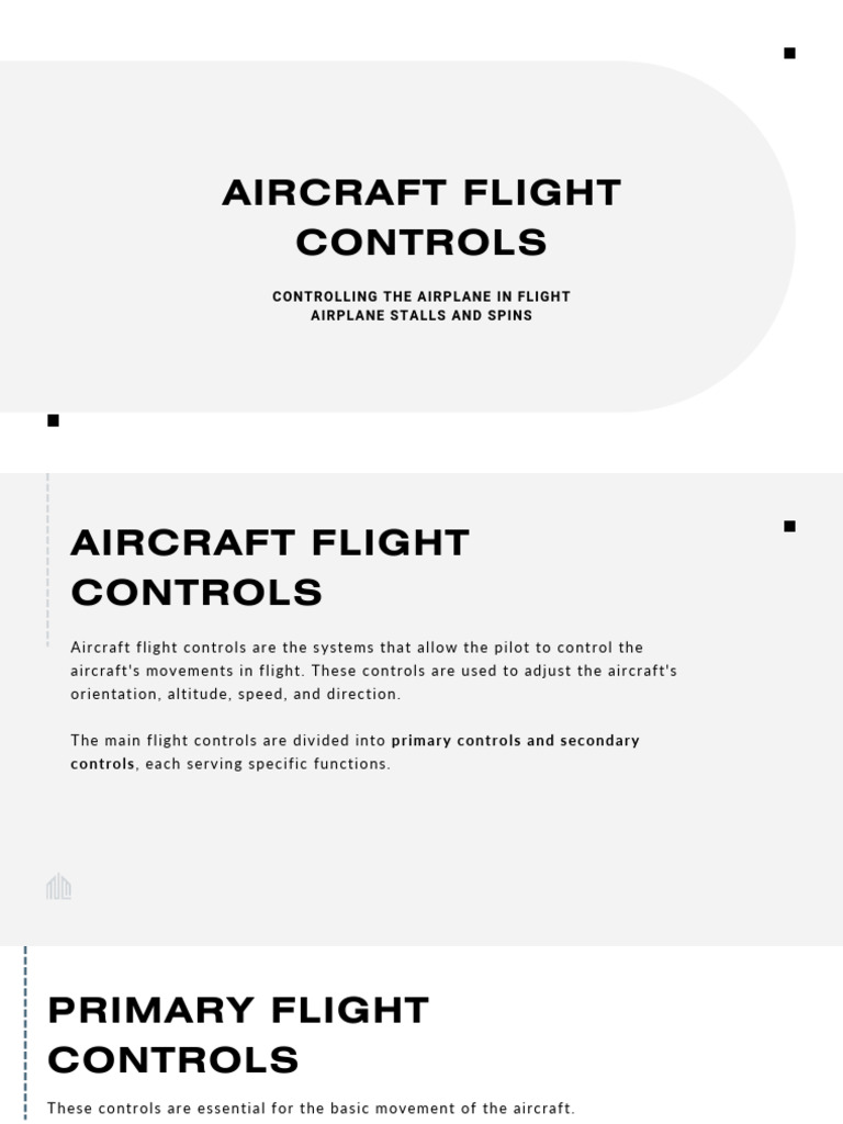 AVT20110120 20Aircraft20Flight20Controls | PDF | Flight Control ...