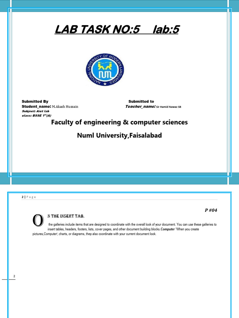 Document Formatting Guide | PDF | Page Layout | Written Communication