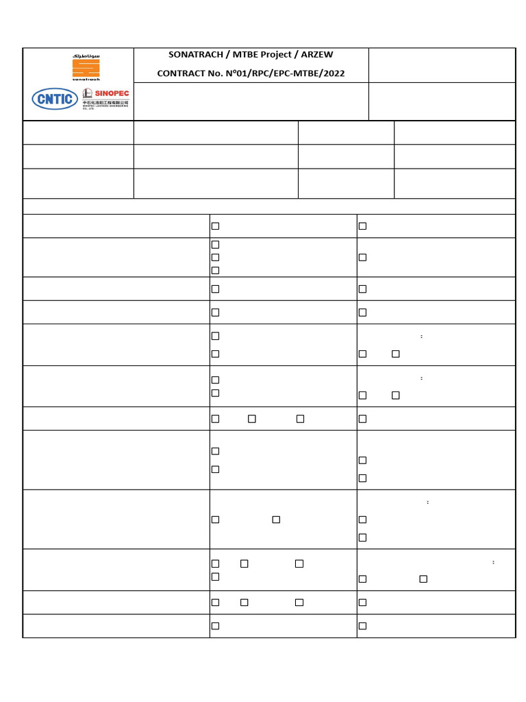 Unpacking Inspection Record 4011 | PDF