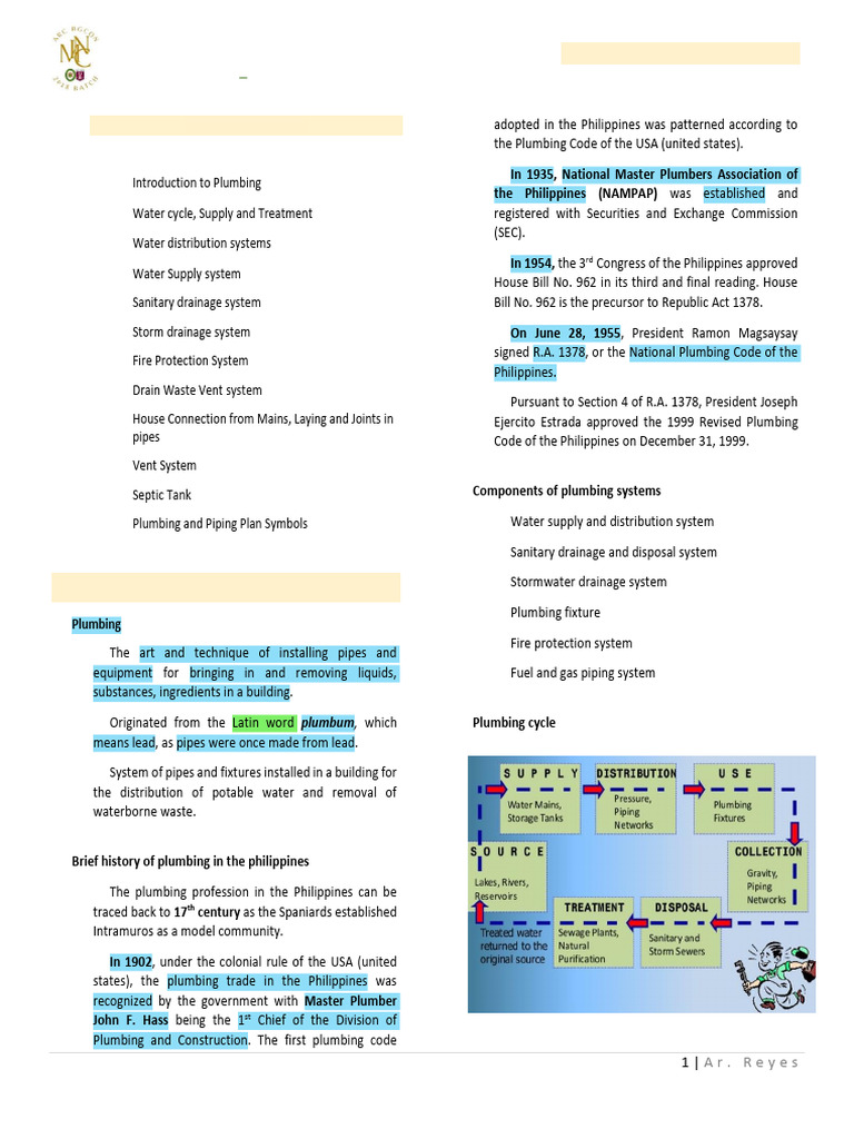 BGUTIL 1 - All Utilities 1 Topics | PDF | Sanitary Sewer | Plumbing