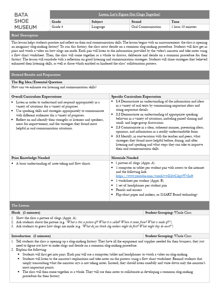Grade 4 Lesson Plan | PDF | Communication | Curriculum
