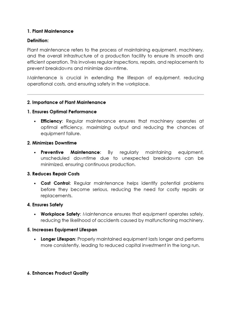 EM-Ch-04-Plant Maintenance | PDF | Engineering | Systems Engineering