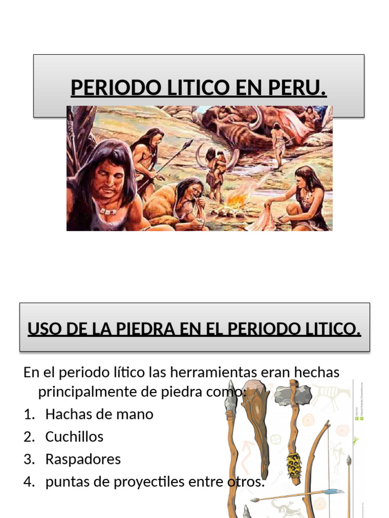 Periodo Litico en Peru | PDF