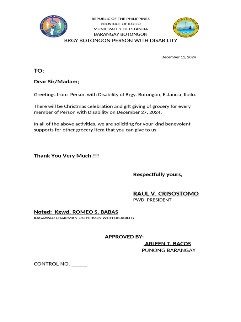 REPUBLIC OF THE PHILIPPINES PWD | PDF