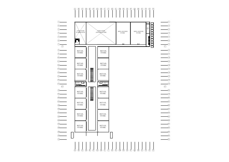 Retail Store Floorplan Grid Layout | PDF