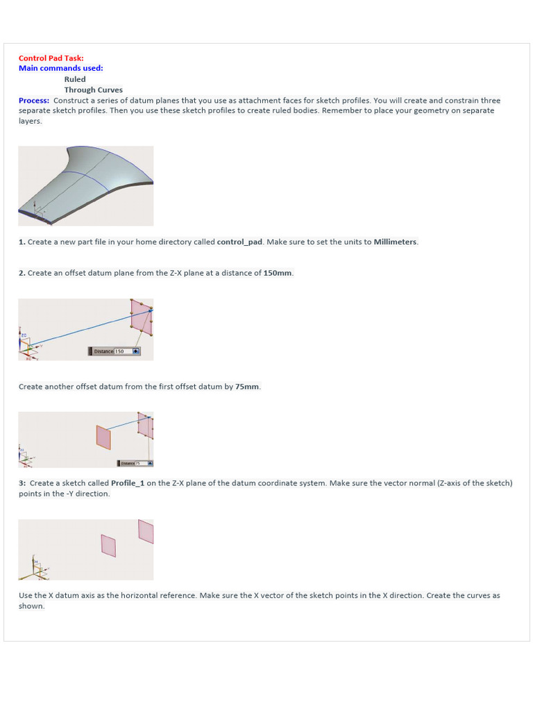 Hiding WCS in NX for Design Tasks | PDF | Line (Geometry) | Coordinate ...