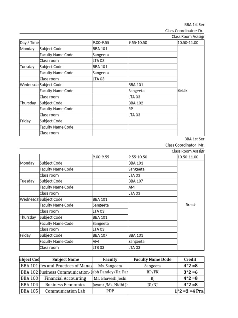 Time Table Final Odd 2024 | PDF | Business | Economies