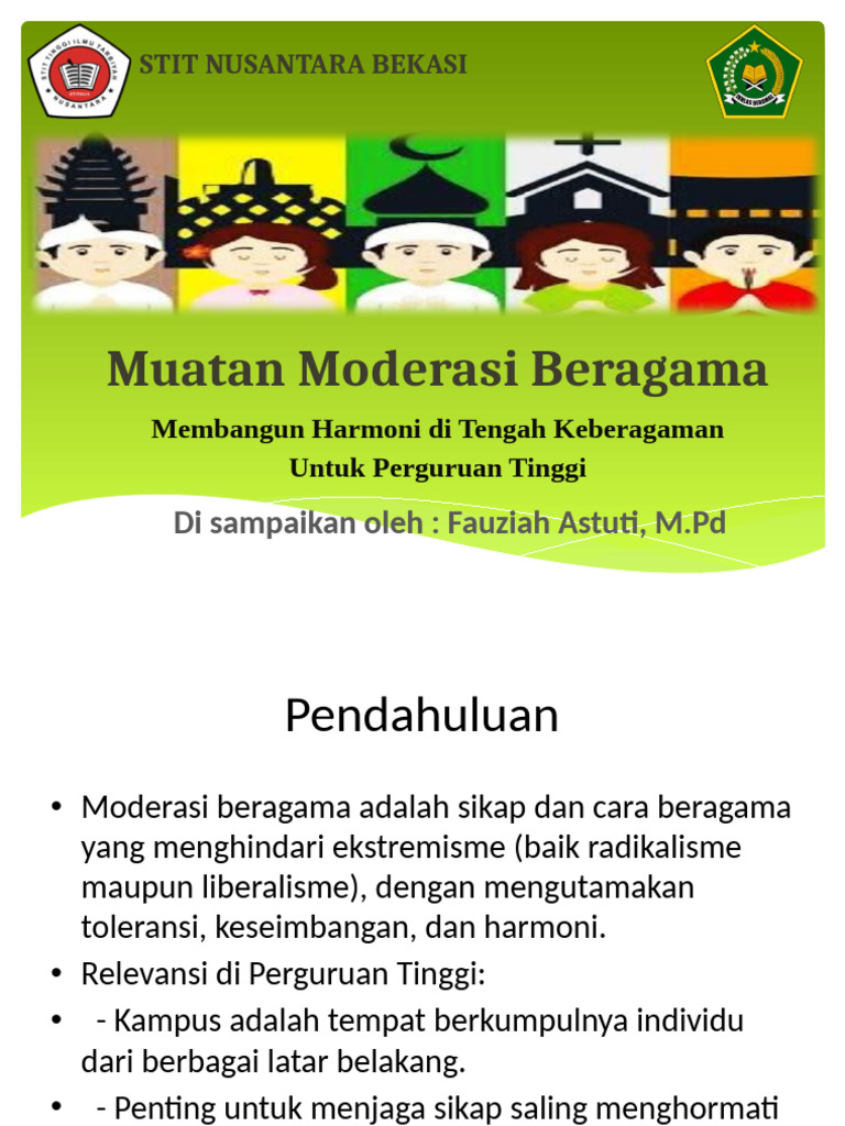 Peran Moderasi Beragama di Kampus | PDF