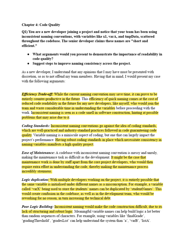 Enhancing Code Quality and Maintainability | PDF | Test Driven ...