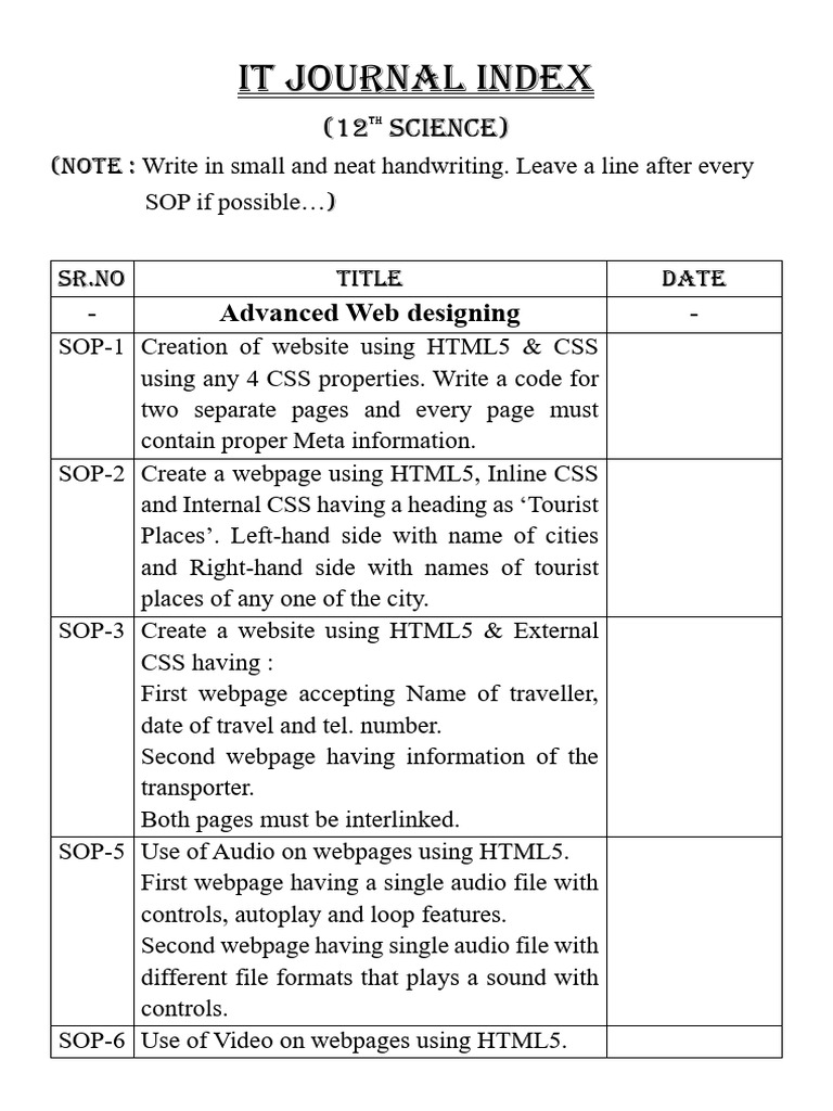 It journal index 12 sci pdf java script php
