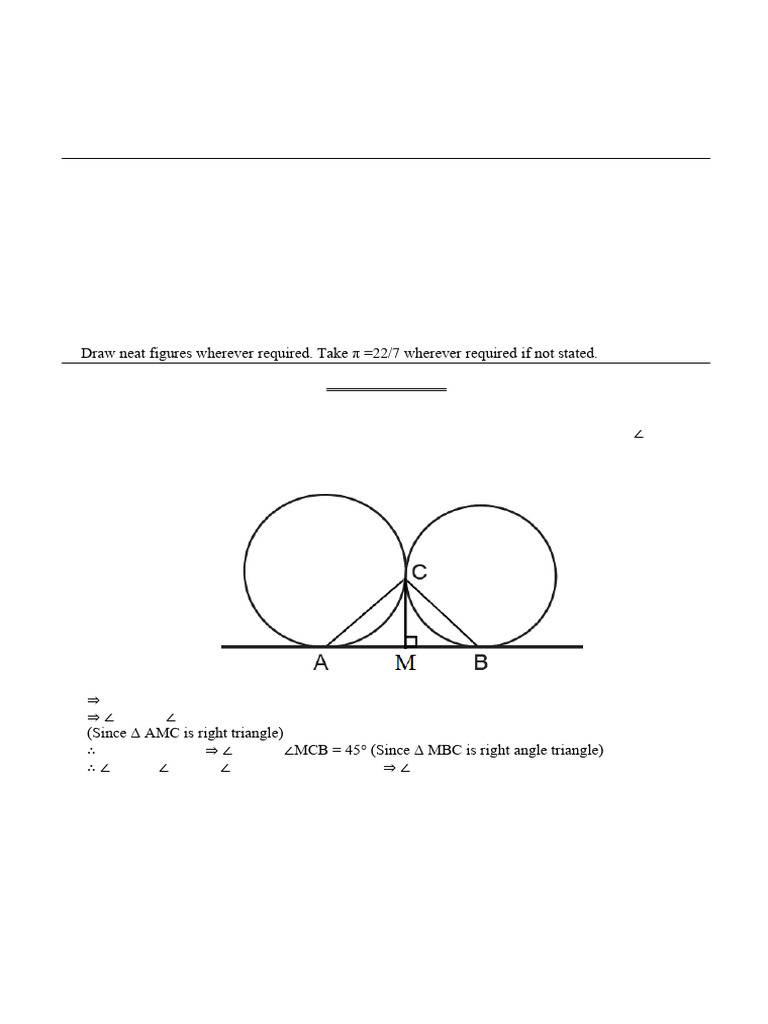 10th math full mock 1 answer key pdf sphere area