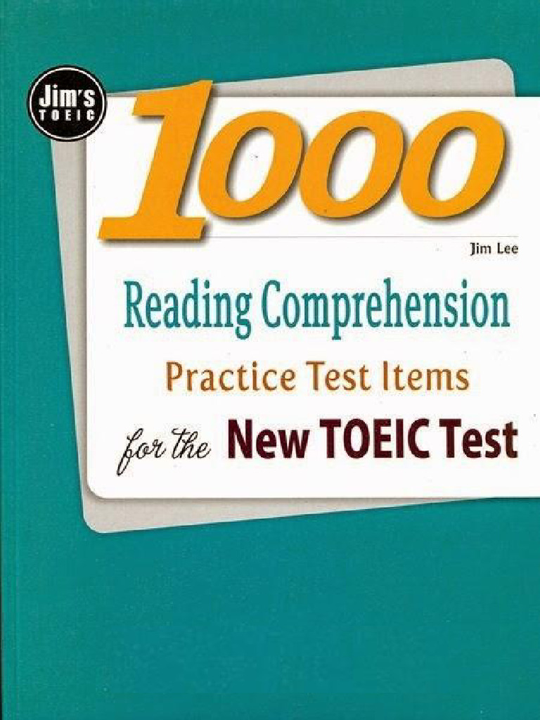 1000 Reading Comprehension Practice Test Items For 240724 202216 | PDF