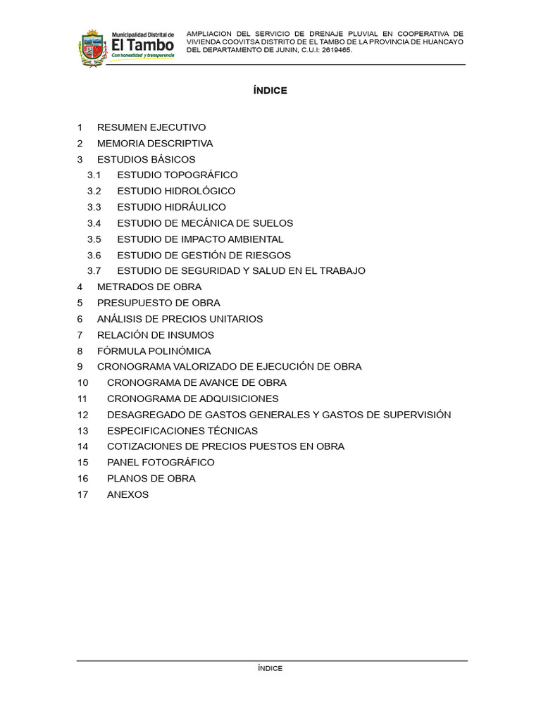 Indice | PDF