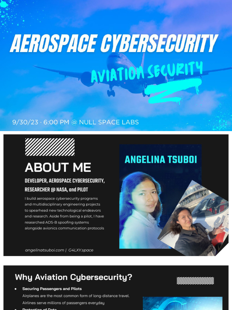 Aviation Cybersecurity Workshop | PDF | Computer Security | Security