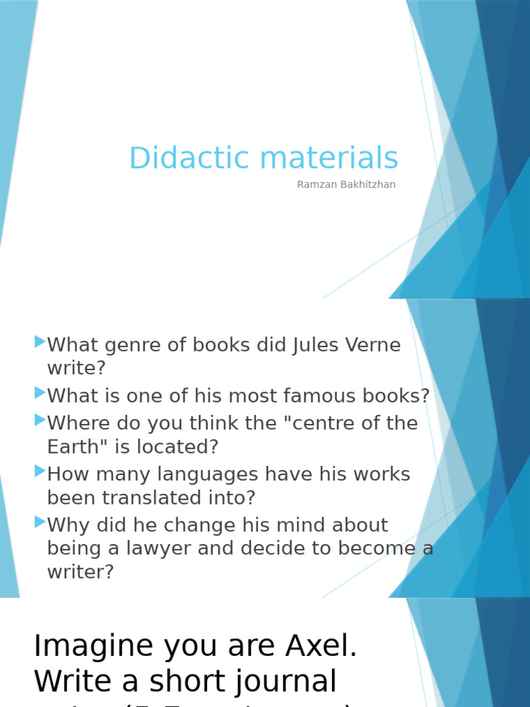 Didactic Materials. 15.01 | PDF