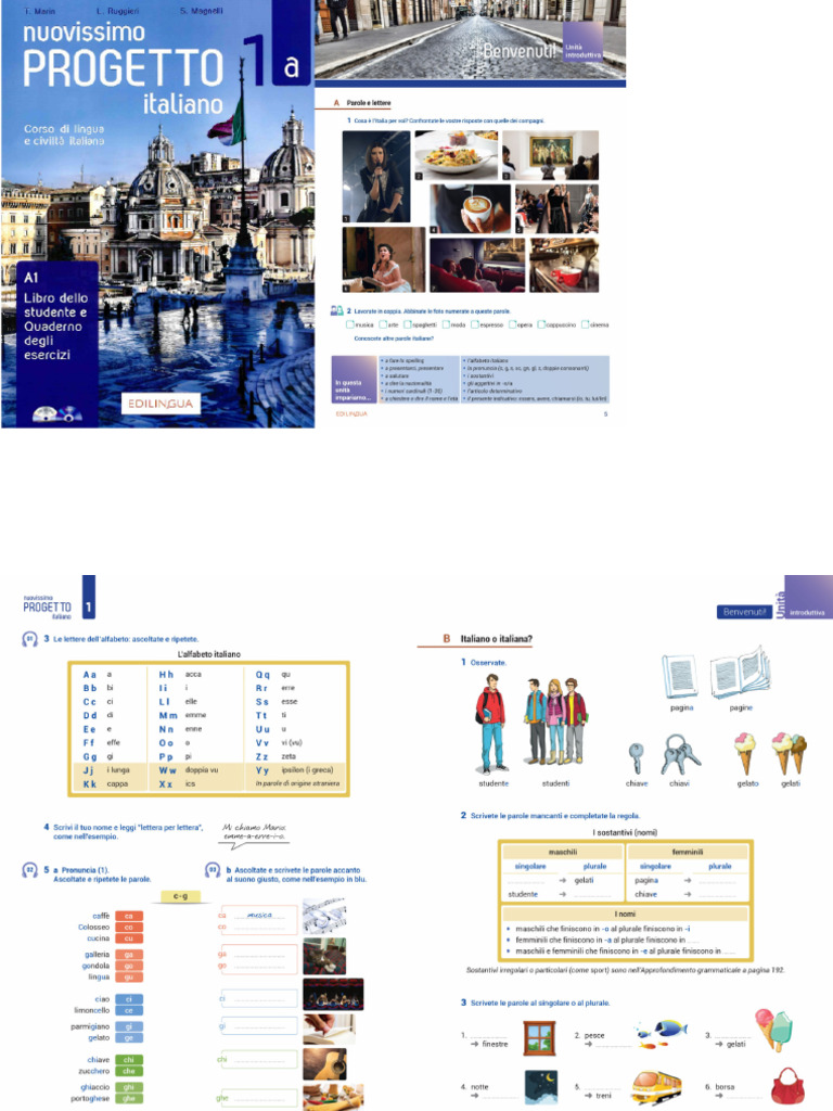 Nuovissimo Progetto Italiano 1 | PDF