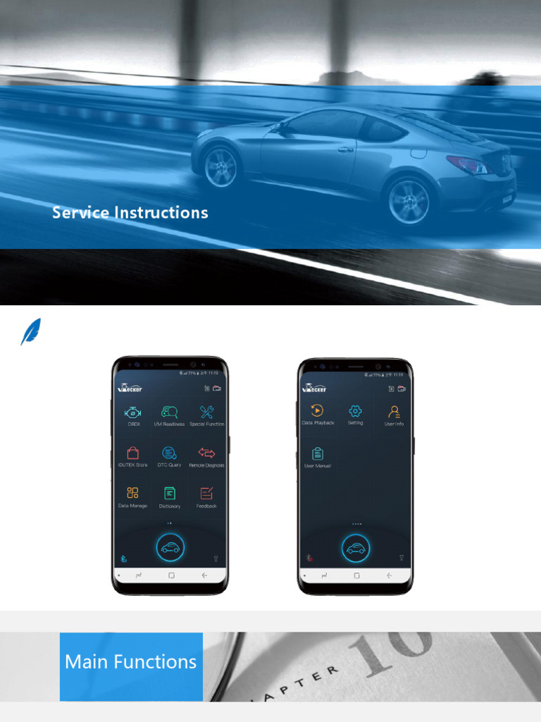 Vpecker E4 Diagnostic Tool Overview | PDF | Motor Vehicle | Automotive ...