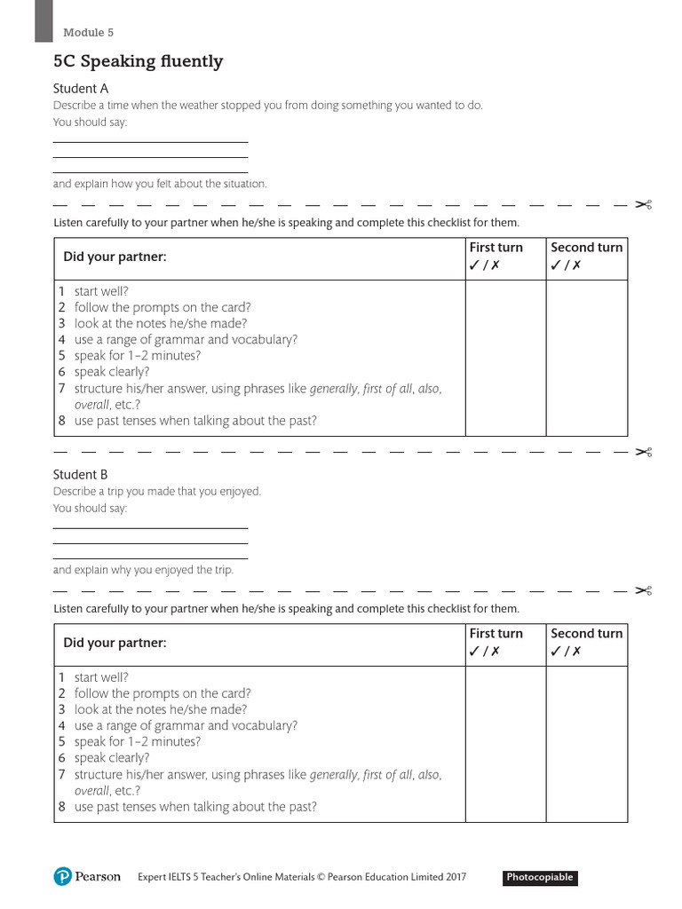 IELTS Speaking Practice Module 5C | PDF
