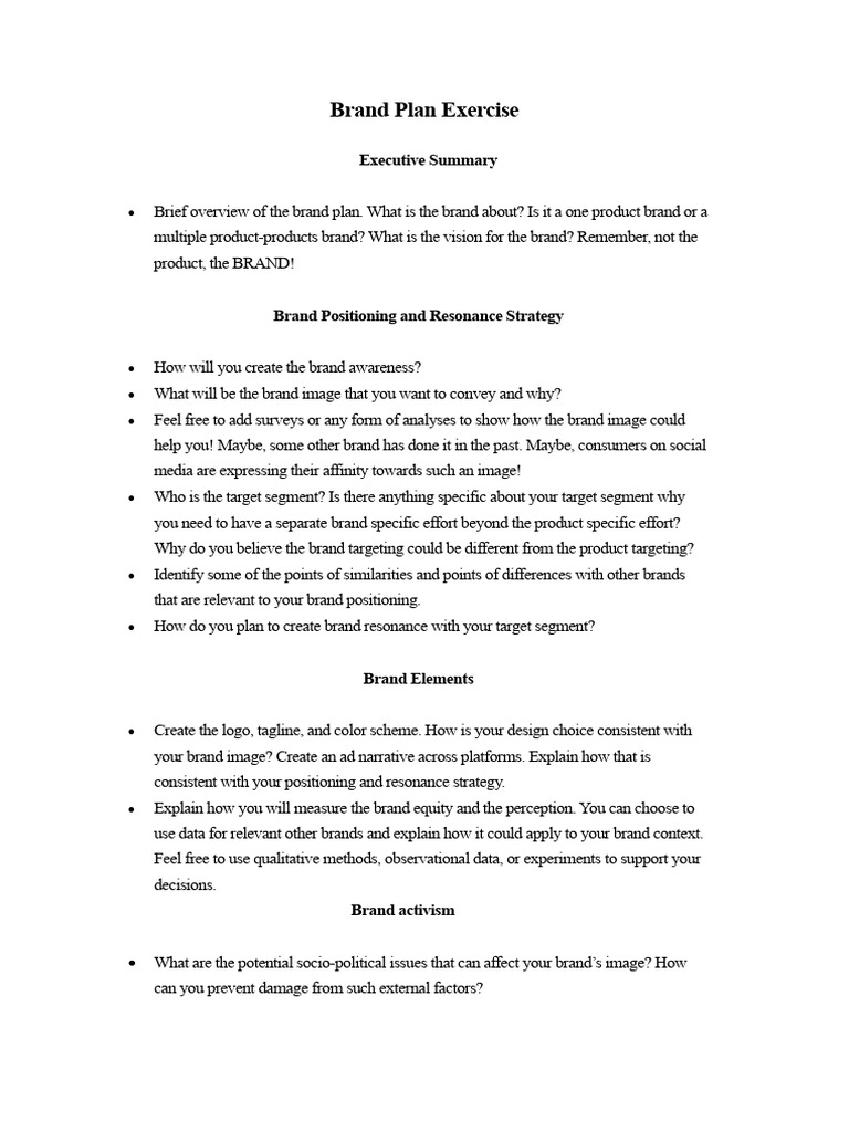 Brand Strategy & Positioning Guide | PDF | Brand | Business