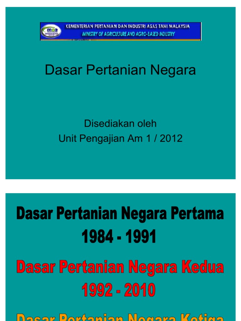 Dasar Pertanian Negara