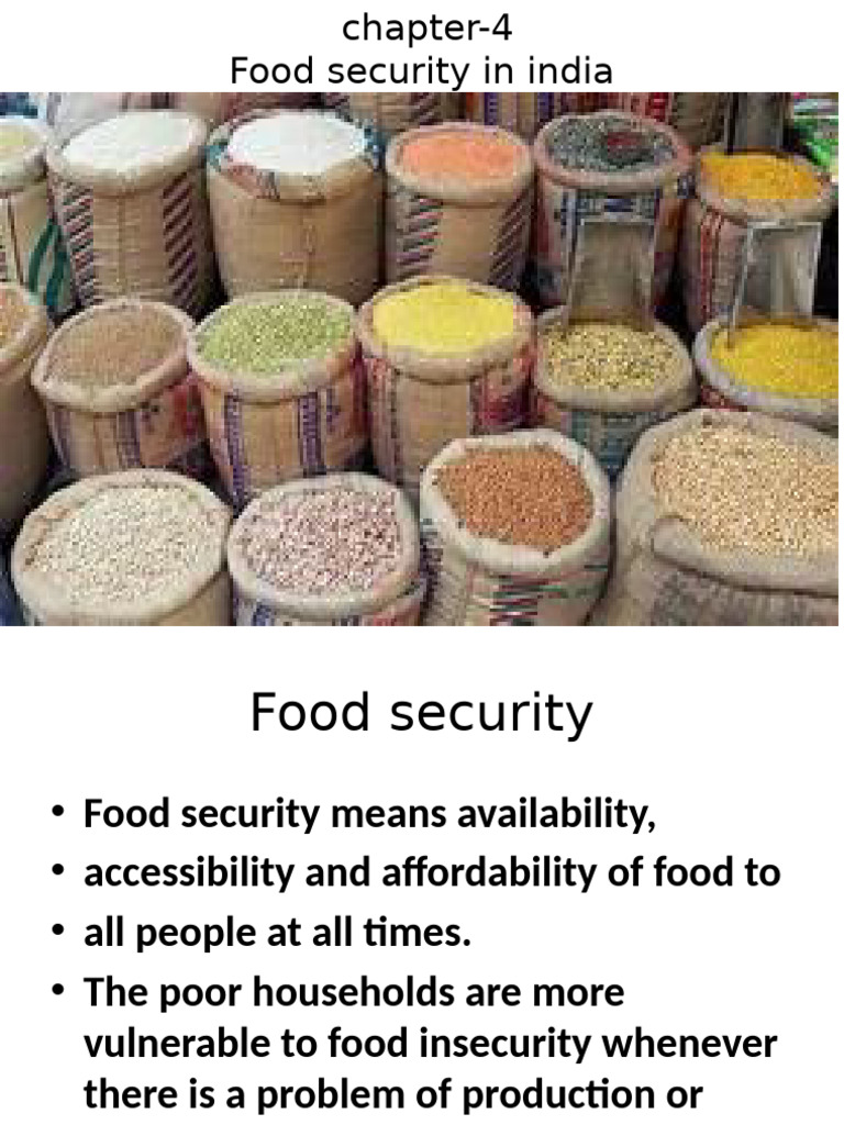 Food Insecurity Among Vulnerable Groups in India | PDF | Food Security ...