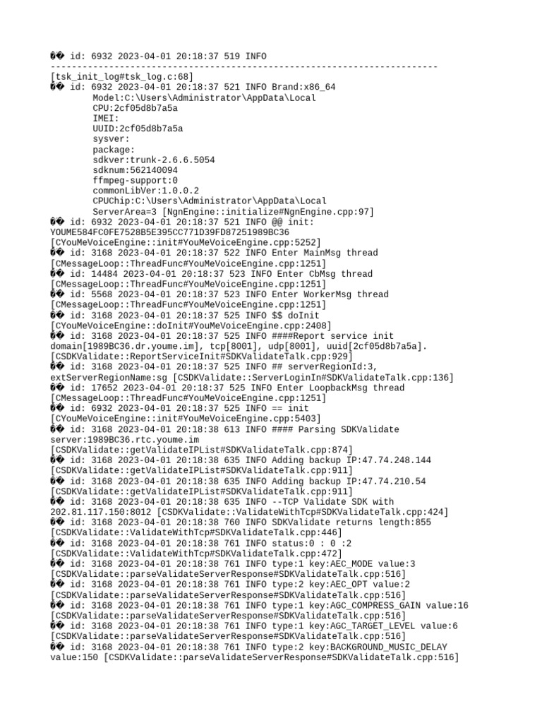 Ymrtc Log | PDF | Computer Architecture | Computer Science