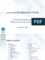 Giga Background Study Mobile Broadband in China3533