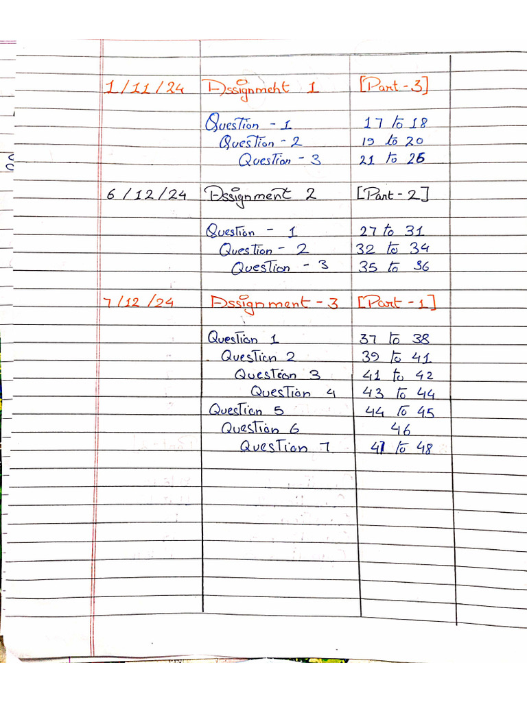 De Assignment | PDF