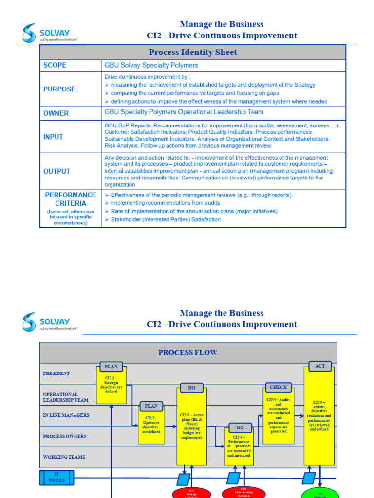 Continuous Improvement Management Guide | PDF | Audit | Leadership