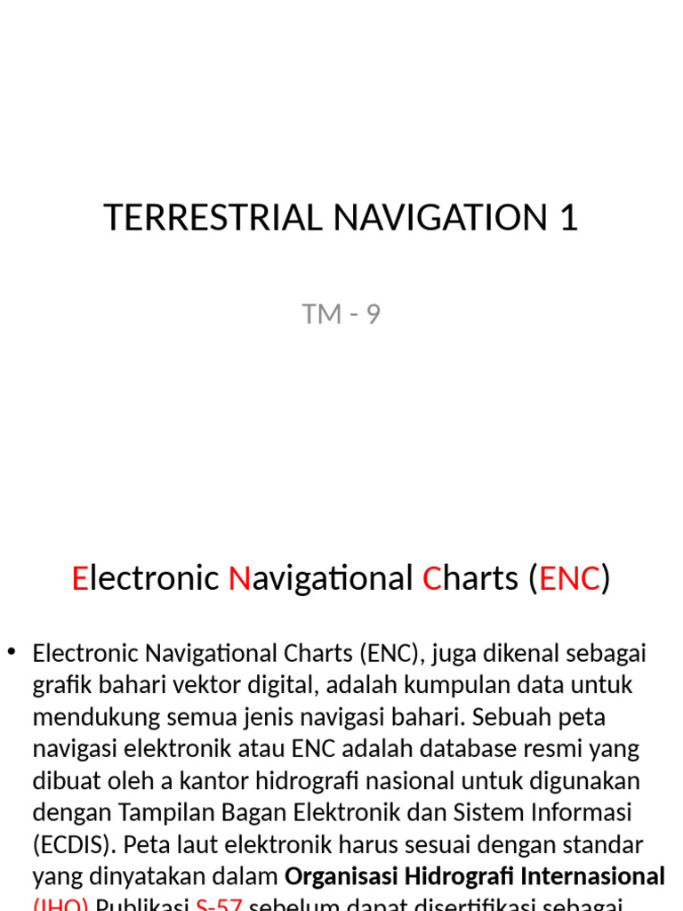 Terrestrial Navigation 1 - TM 9 | PDF
