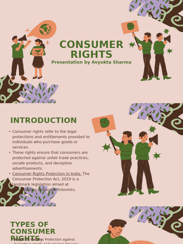 Understanding Consumer Rights in India | PDF | Consumer Protection ...