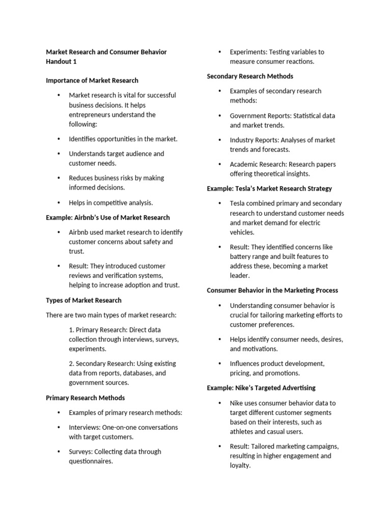 Market Research and Consumer Insights | PDF | Marketing | Marketing ...