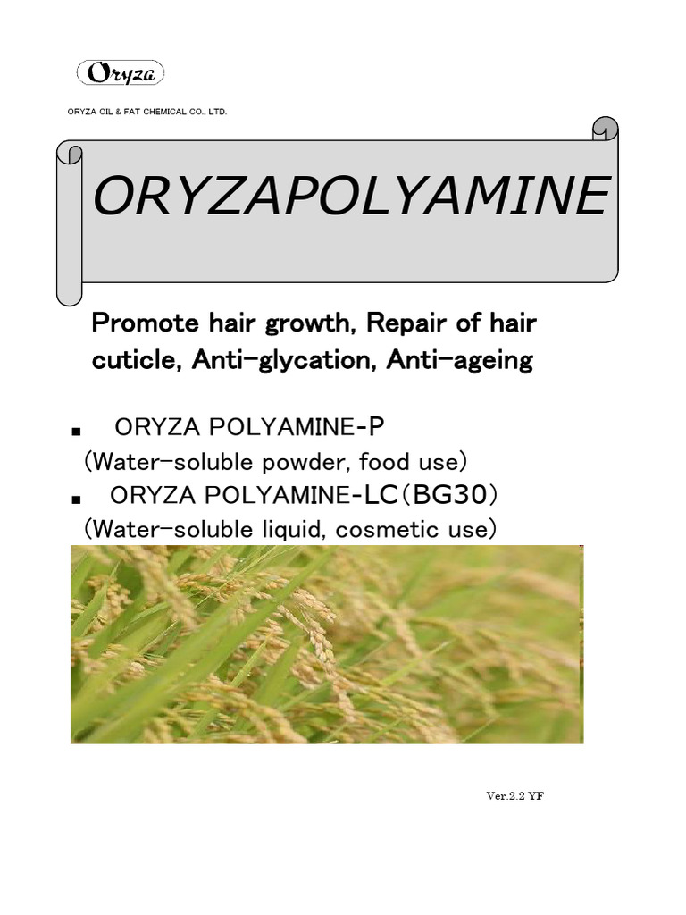 Polyamine Benefits for Hair & Skin | PDF