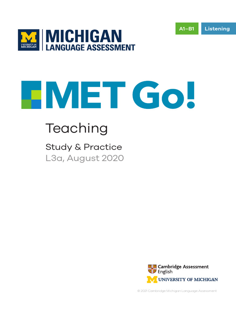 Listening Activity Teacher Notes for MET Go! | PDF | Word | Vocabulary