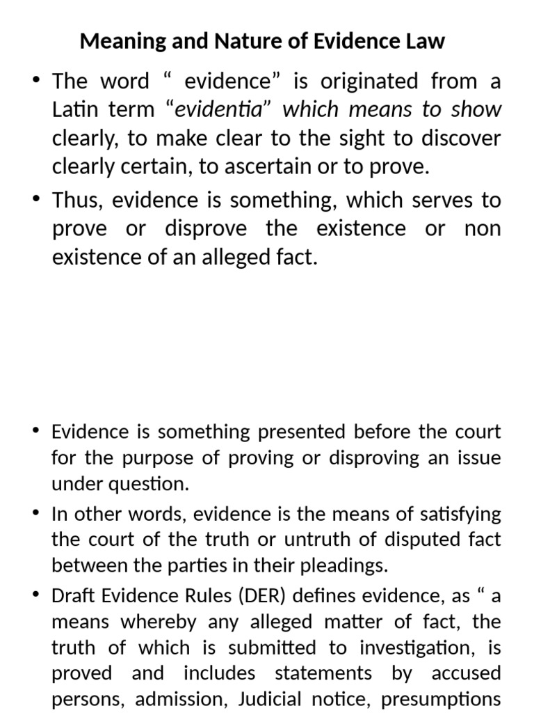 Understanding Oral and Real Evidence | PDF | Burden Of Proof (Law ...